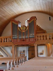 Vue rapprochée de l'orgue Moser (1778). Cliché personnel