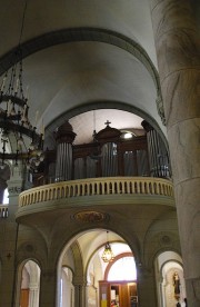 Une dernière vue de l'orgue Kuhn (1905). Cliché personnel