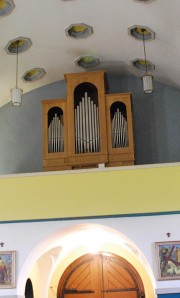 Vue rapprochée de l'orgue Ayer. Cliché personnel