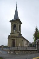 Vue de l'église d'Arconciel. Cliché personnel (mai 2010)