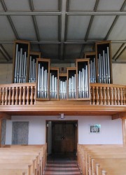 Vue de l'orgue de face. Cliché personnel