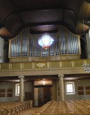 Vue de l'orgue Willisau AG (1936) de l'église de Mümliswil. Cliché personnel (mai 2010)