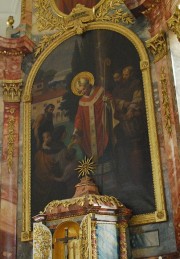 Représentation de Saint Martin au maître-autel. Cliché personnel