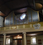 Vue de l'orgue Willisau AG, 1936. Cliché personnel