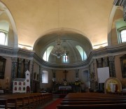 Vue intérieure de la nef en direction du choeur. Cliché personnel