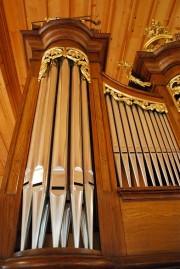 Tourelle gauche du buffet de l'orgue. Cliché personnel