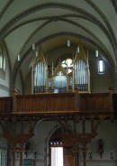 L'orgue Goll (1907) de l'église de Heitenried. Cliché personnel (juin 2010)