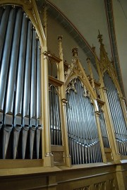 Vue de l'orgue en tribune. Cliché personnel