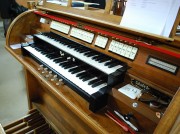 Console de l'orgue. Cliché personnel