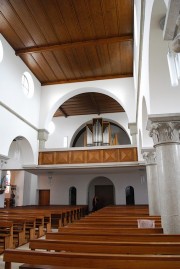 Vue de la nef en direction de l'orgue Walcker. Cliché personnel