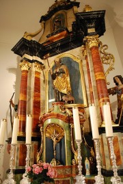 Détail de cet autel baroque. Cliché personnel