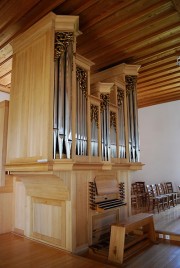 Vue de l'orgue en tribune. Cliché personnel