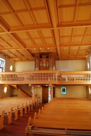 Vue de la nef en direction de l'orgue Metzler. Cliché personnel