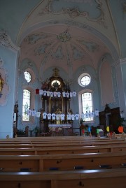 Vue intérieure de cette église néo-baroque. Cliché personnel