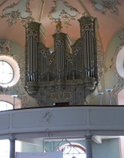 Vue de l'orgue Armin Hauser (1997). Cliché personnel