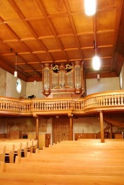 Vue intérieure en direction de l'orgue. Cliché personnel