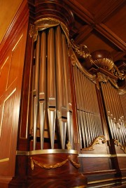 Détail du buffet de l'orgue. Cliché personnel