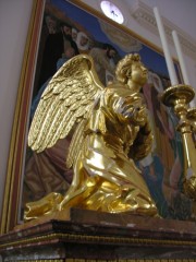 Autre statue du maître-autel à Montfaucon. Cliché personnel