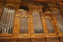 Vue du buffet de l'orgue de style néo-Renaissance. Cliché personnel