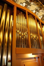 Détail de la façade de l'orgue. Cliché personnel