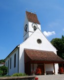 Vue extérieure de l'église d'Unterkulm. Cliché personnel