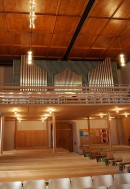 Vue de l'orgue Kuhn (1958) de l'église réf. de Langnau i. E. Cliché personnel (août 2010)