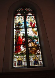Autre vitrail dans le choeur (Gethsémané), fin 19ème s. Cliché personnel