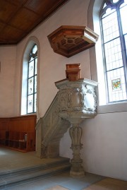 Vue de la chaire de cette église. Cliché personnel