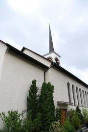 Vue de l'église réformée de Konolfingen. Cliché personnel