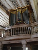 Vue de l'orgue Schärrer (1785) à Würzbrunnen. Cliché personnel