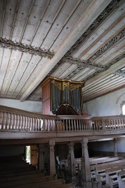 Vue intérieure en direction de l'orgue. Cliché personnel