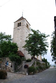 Vue de l'église de Twann. Cliché personnel (sept. 2010)