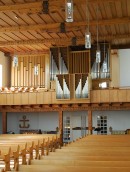 Vue de l'orgue Wälti, église réf. d'Ostermundigen. Cliché personnel (sept. 2010)