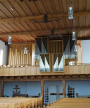 Vue rapprochée de l'orgue. Cliché personnel