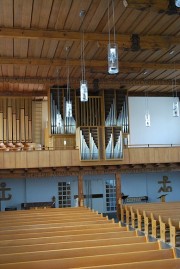 Vue de l'orgue depuis la chaire. Cliché personnel