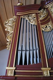 Tourelle gauche du buffet de l'orgue. Cliché personnel