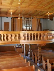 Vue de l'orgue depuis la chaire. Cliché personnel