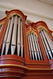 Détail de la Montre de l'orgue. Cliché personnel