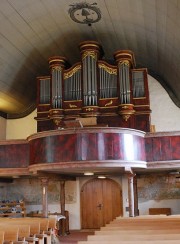 Vue de l'orgue au zoom. Cliché personnel