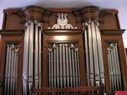 Vue de face: l'orgue de Saulcy. Cliché personnel