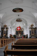 Vue intérieure de l'église. Cliché personnel