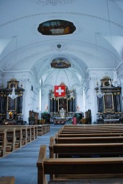 Vue intérieure en direction du choeur. Cliché personnel