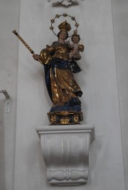 Statue: Marie et l'enfant Jésus. Cliché personnel