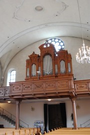 Vue de l'orgue en tribune. Cliché personnel