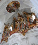 Orgue de Weingarten. Cliché personnel (mai 2011)