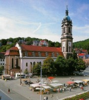 Georgenkirche d'Eisenach où J.S. Bach fut baptisé. Crédit: www.bach-cantatas.com/