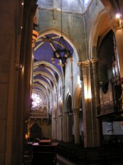 Collégiale de Neuchâtel, intérieur. Cliché personnel