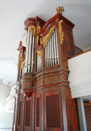 Vue de l'orgue en tribune. Cliché personnel