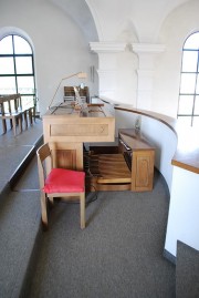 Console de l'orgue. Cliché personnel