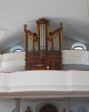 Une dernière vue de l'orgue Graf de Hasle (1978). Cliché personnel